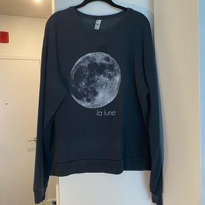 American Apparel Drop Shoulder French Terry Sweatshirt ‘La lune’